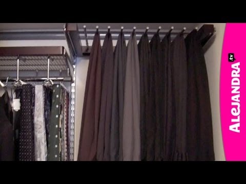 Men's Closet Organization - How To Organize Your Husband's Closet