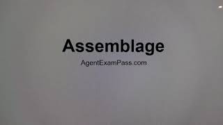 343 assemblage Free Real Estate License Exam Words Questions AgentExamPass.com