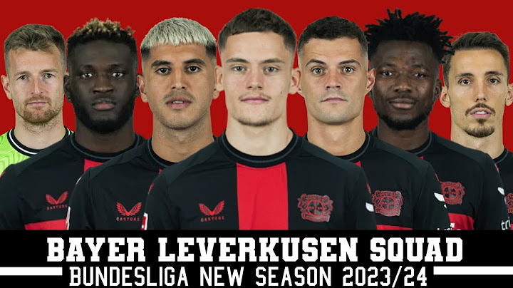 BAYER LEVERKUSEN SQUAD~BUNDESLIGA NEW SEASON 2023/24