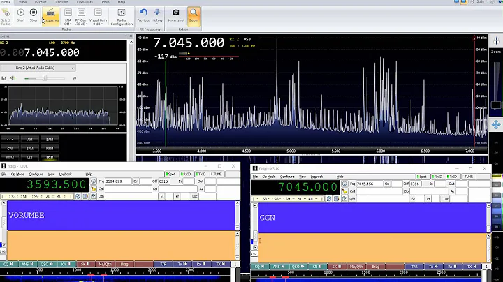 SDRplay RSP 2-bands RTTY