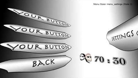 Shift! UI Animation System for Unity - Example Menus