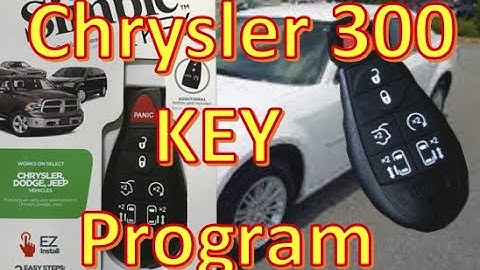 Program KEY FOB * Chrysler 300 * 2008 2009 2010 * Single key Spare * New Simple Key * NO dealership
