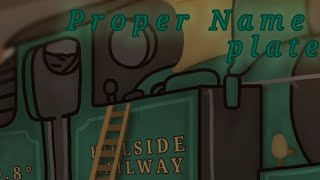 Proper Name plate.: Hillside shorts