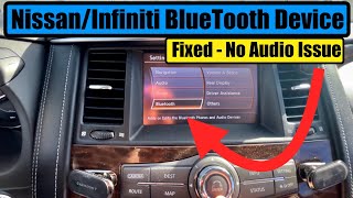 Nissan Infiniti Multiple Bluetooth Device No Audio Playing