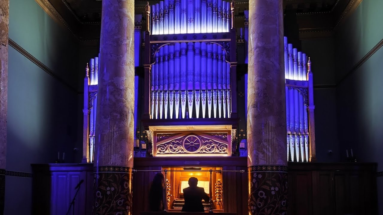 Иннаугурация органа на Английской набережной, Санкт-Петербург, органист Мансур Юсупов