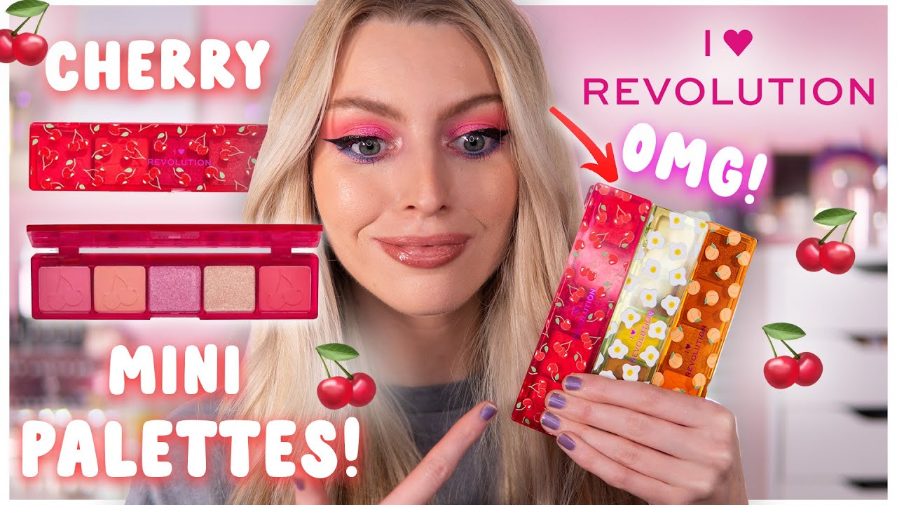 Revolution cherry bake. Revolution черри. I Heart Revolution Mini Match Palette. Тени i Heart Revolution Match Cherry please. I Heart Revolution Cherry.