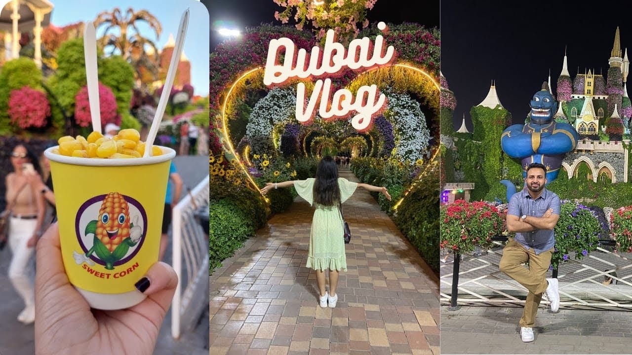 DUBAI VLOG: Miracle Garden - Love Valley, Storming the Castle, and the Best Ice Cream
