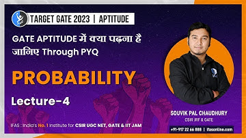 𝐆𝐀𝐓𝐄 𝐀𝐏𝐓𝐈𝐓𝐔𝐃𝐄 में क्या पढ़ना है जनिए 𝐓𝐡𝐫𝐨𝐮𝐠𝐡 𝐏𝐘𝐐 | 𝐏𝐑𝐎𝐁𝐀𝐁𝐈𝐋𝐈𝐓𝐘 | 𝐆𝐀𝐓𝐄 𝟐𝟎𝟐𝟑 | 𝐋 - 𝟒