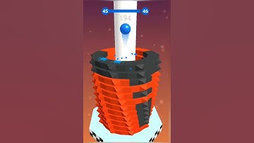 Stack ball short game play level 45 ||walf gaming|| #short #viral #game