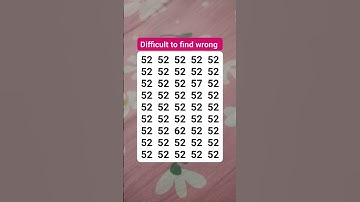 Difficult to find wrong #brainteaser #search #find #shortvideo
