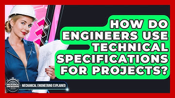How Do Engineers Use Technical Specifications For Projects? - Mechanical Engineering Explained