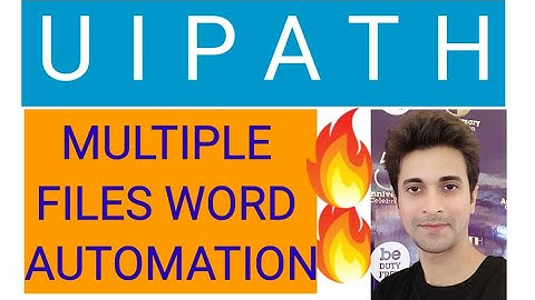 Multiple word files automation in Uipath rpa | How to do Microsoft Word automation in Uipath rpa