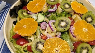 Grüner Salat - mit deinem Hausdressing - meine Diät geht voran