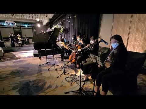 포시즌스호텔 누리볼룸 웨딩연주 A love until the end of time 피아노4중주 결혼식연주