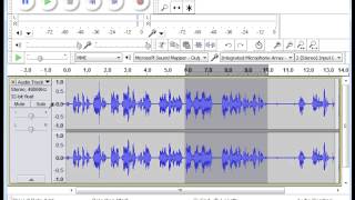 How to record edit and encode audio for the Wiki Voice Project using Audacity