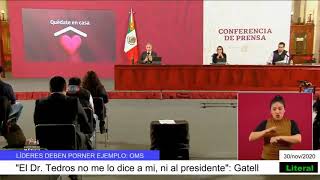 Gatell Evade Llamado Del Dr. Tedros De Opsoms Para Tomar Con Seriedad Pandemia En México