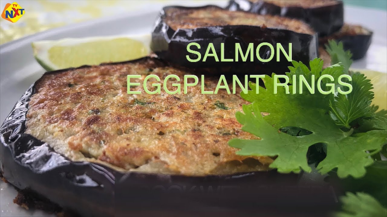 How to Make Cook Salmon Eggplant Rings Eggplant Recipe Malayalam Cooking Videos TVNXT