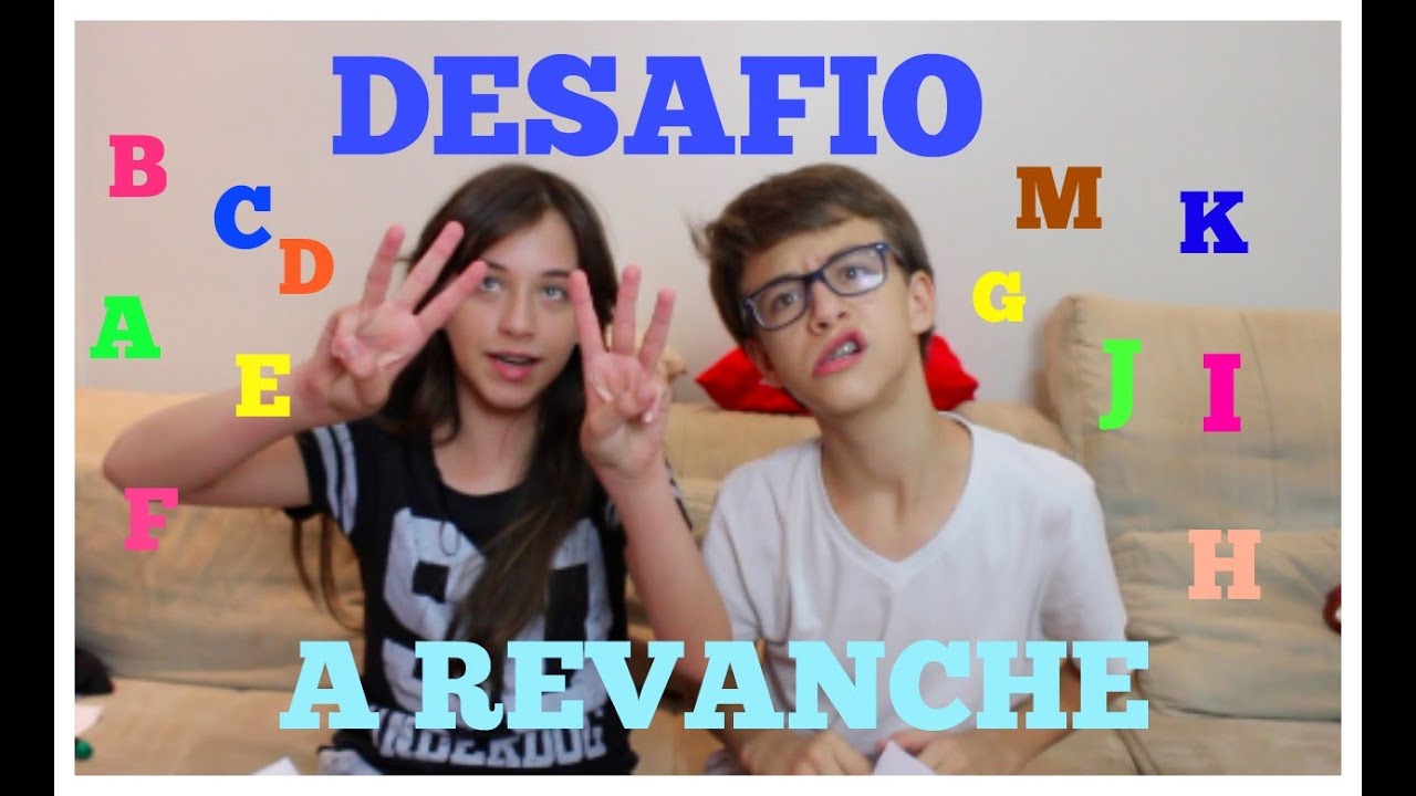 Desafio do Alfabeto a Revanche (Alphabet Challenge) com Rick e Carol Santina