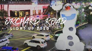 Amazing Orchard Road Light Up | Christmas on a Great Street 2023 | Night Walk | 4K