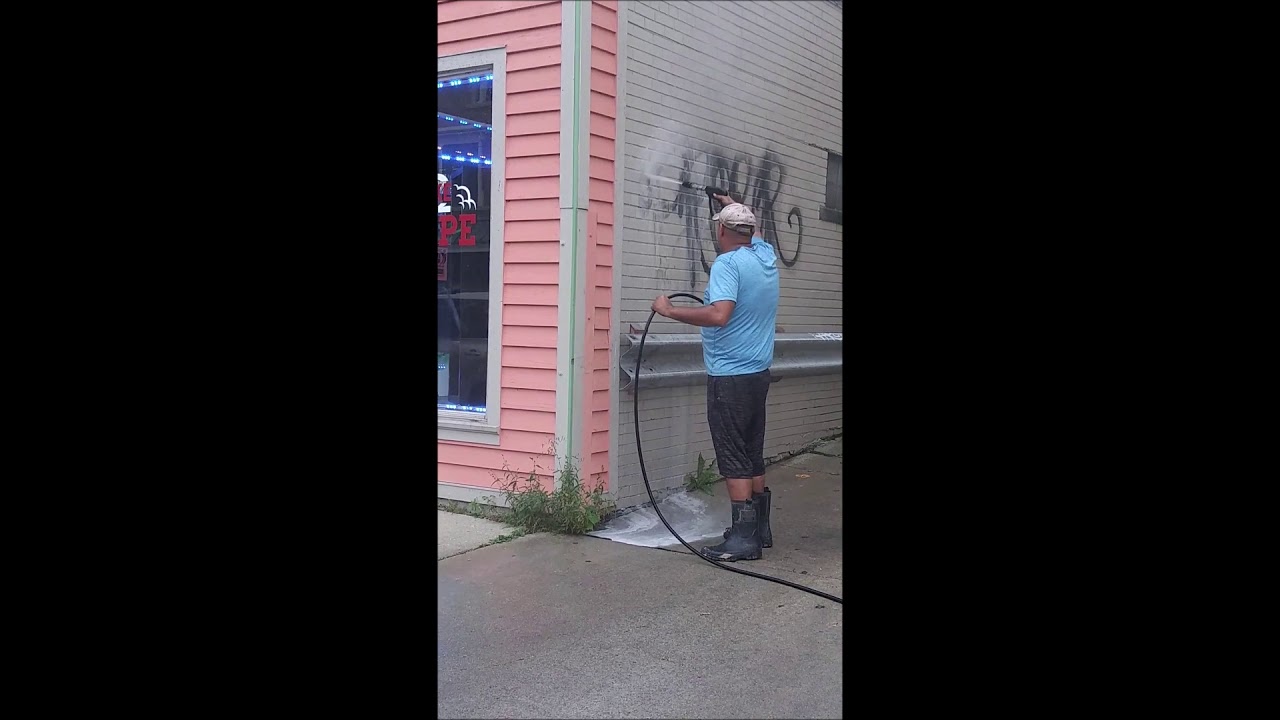 Pressure Washing Service in Milwaukee, MKE Property Detailing Grafittie