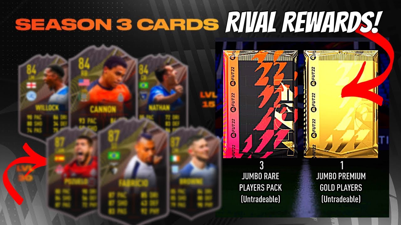 Opening My Rivals Milestone Packs + New Season 3 Rewards!! (Fifa 22)
