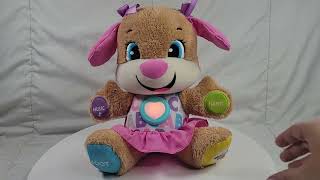 Fisher Price Smart Stages Laugh & Learn Pink Puppy Dog Baby Toddler Toy Plush