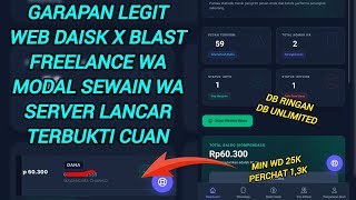 WEBSITE DAISK X BLAST FREELANCE WHATSAPP TERBUKTI MEMBAYAR APLIKASI PENGHASIL UANG