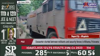 Encounter started between militants and security forces in Nihama, Pulwama