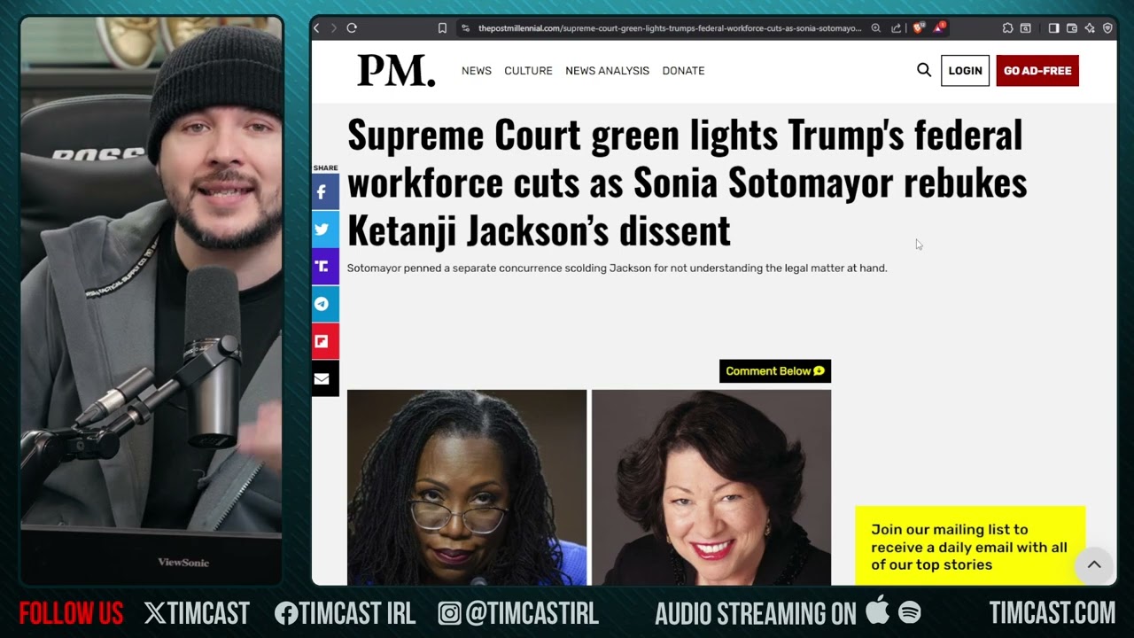 Trump To Begin DEEP STATE PURGE After SCOTUS Says DO IT, Woke Justice Jackson ROASTED | Tim Pool