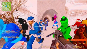 Counter Strike Source Zombie Escape mod online gameplay on Siberia 1990 map