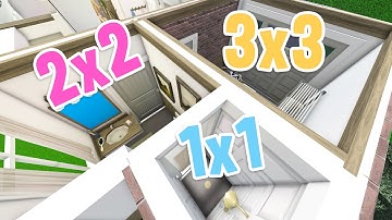 Building a Bloxburg House BUT each room gets ONE SIZE BIGGER