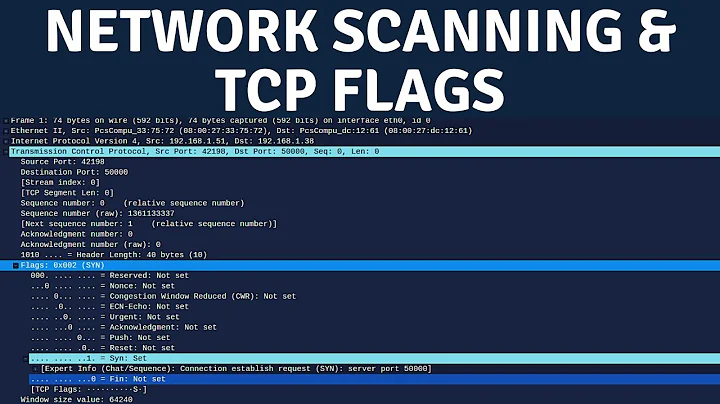 Network Scanning - TCP Flags & TCP 3-Way Handshake