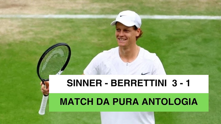 Spettacolo a Wimbledon!! Sinner Batte Berrettini in un Match Storico!