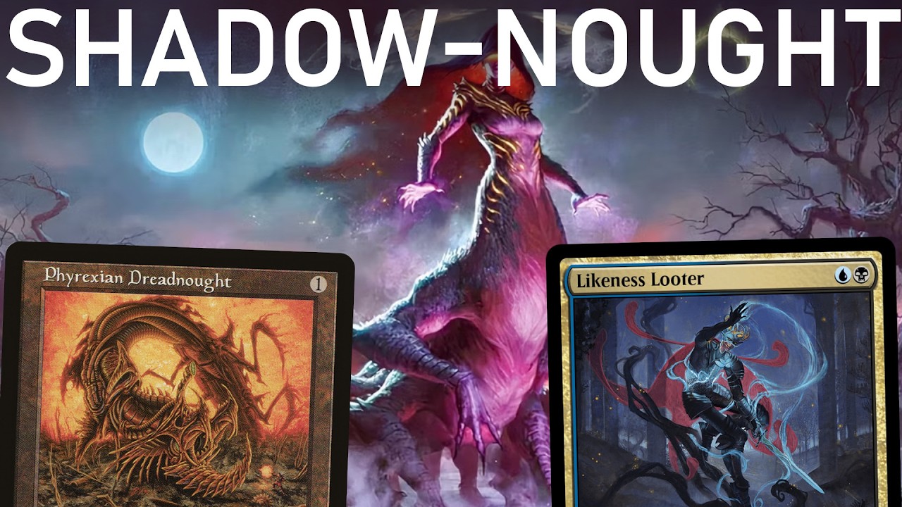 BIG FROM BELOW! Legacy ShadowNought. Moonshadow Phrexian Dreadnought Tempo. MTG
