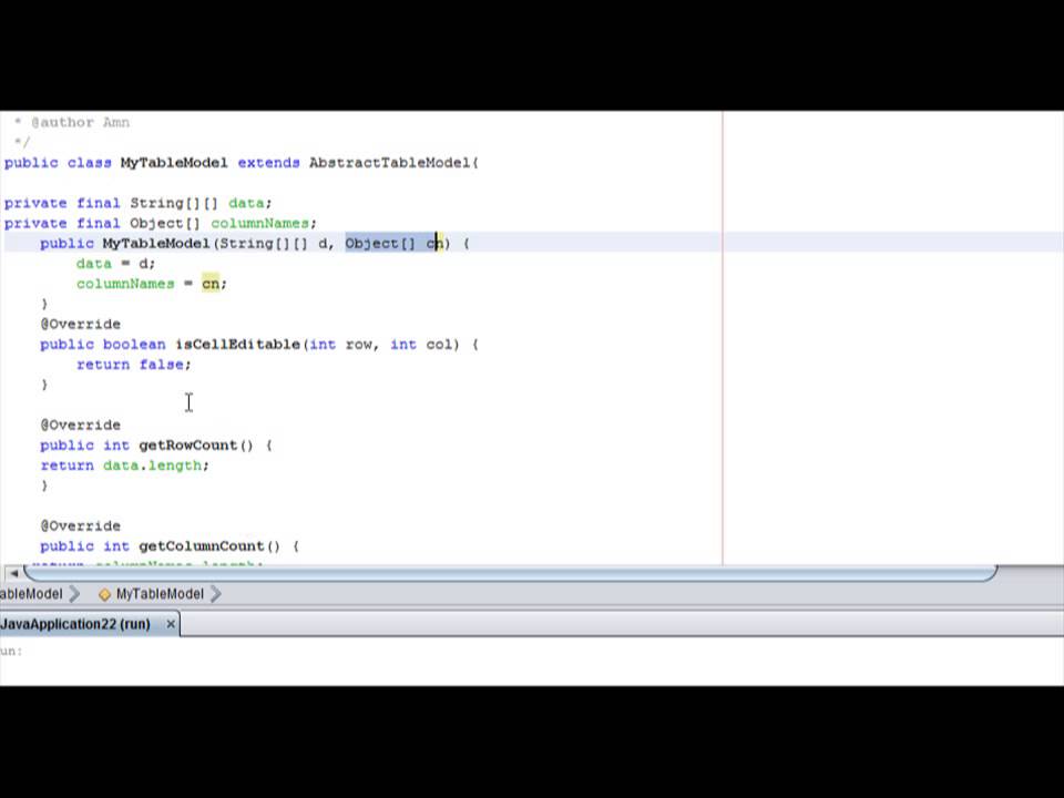 jtable cell renderer,multiple line in jtable,color,custom data model ...