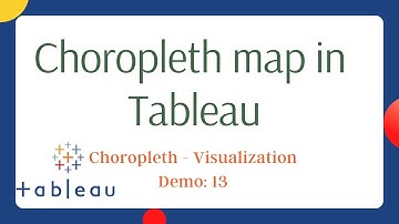 Tableau - Intro to Choropleth Maps Data Visualization | How To Create a Choropleth Map in Tableau