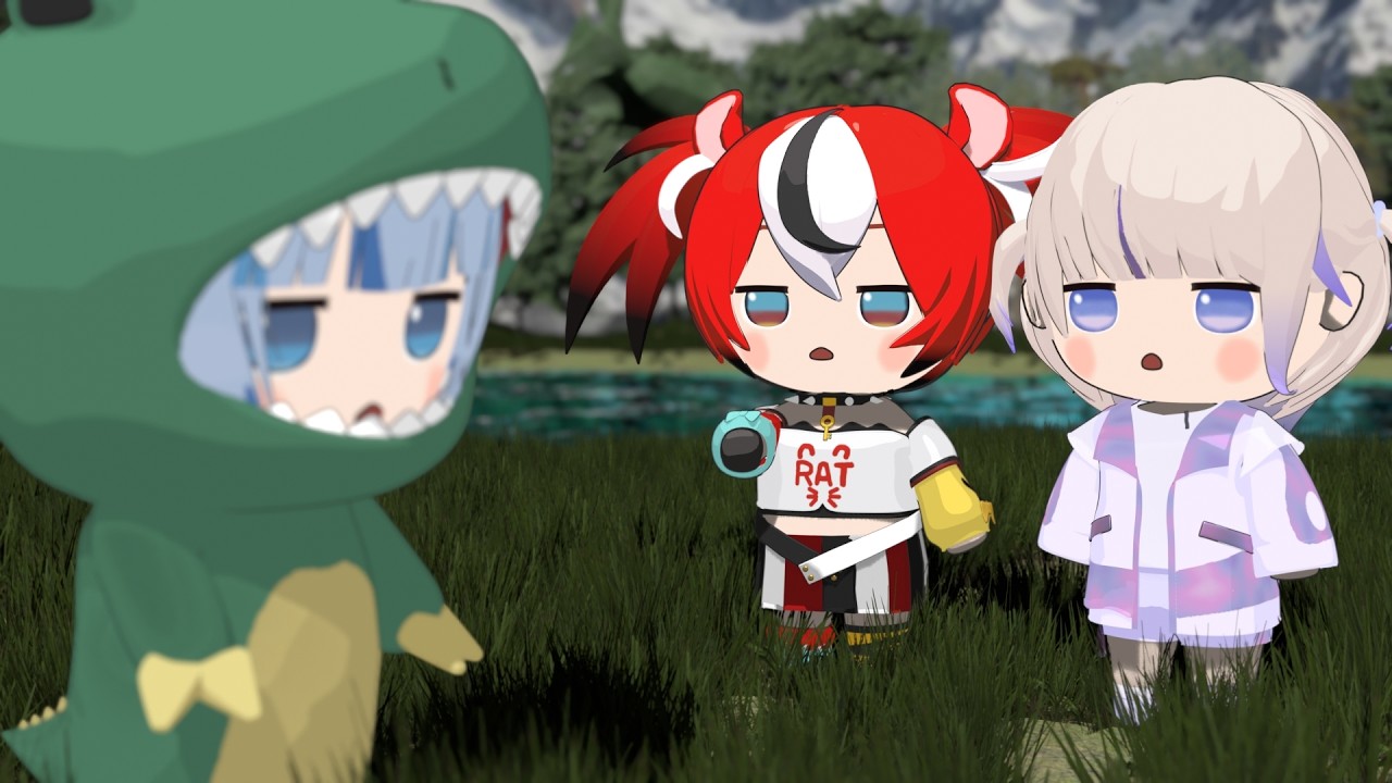 ダイナソーがお互いに伝わらない番長とべーちゃん【轟はじめ/ Hakos Baelz/ホロライブ切り抜き】