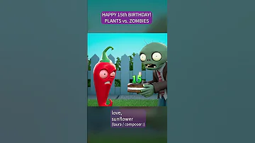 Happy Birthday Plantsvszombies Pvz Pvz2 Laurashigihara Supershigi Animation 3danimation 