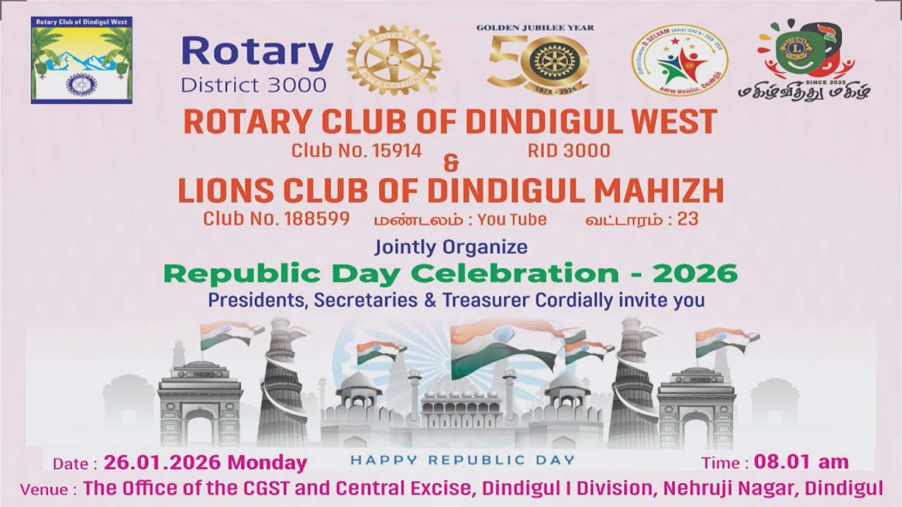 Церемония поднятия флага в честь 77-го Дня Республики у Центрального управления по налогам на тов...