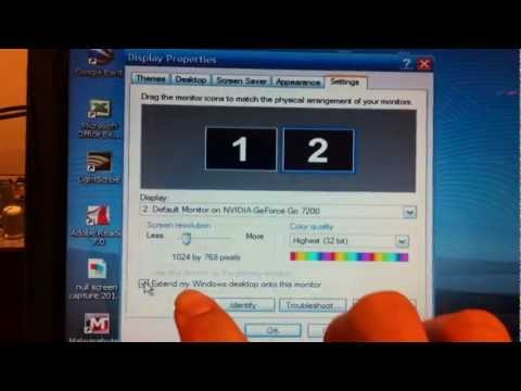 Basic AV Part 3 - Extending you desktop display on projector