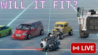 [LIVE] Putting my Giant Plane Engine into Cars