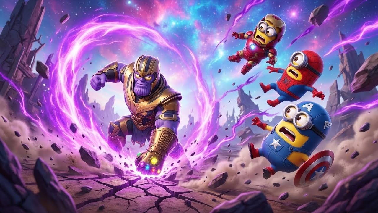 Thanos Vs Iron Minion! 🥊 Power Stone Punch Gone Wrong | Funny Minions ...