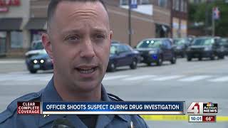 KCPD: Officer shoots armed suspect during drug investigation in downtown KC