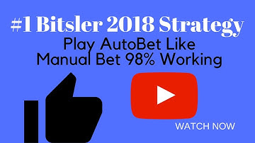 Earn Free Bitcoin | Bitsler | Auto Betting Strategy - Faucet Strategy
