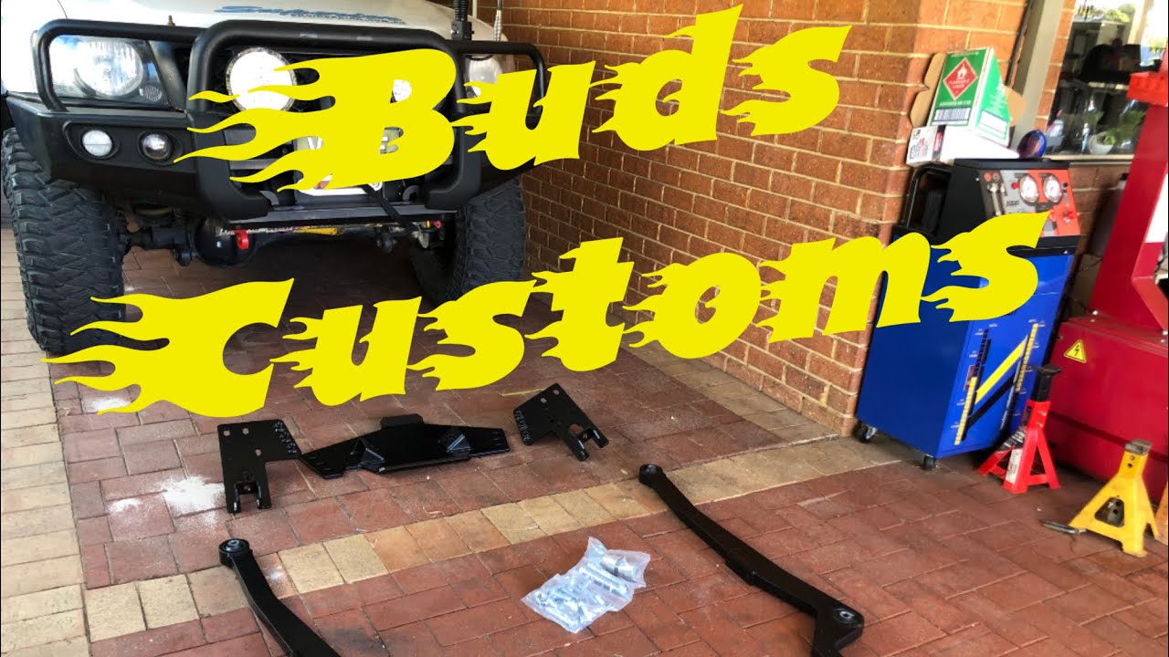 Buds Customs front long arms for Nissan Patrol GU Unboxing Fitting