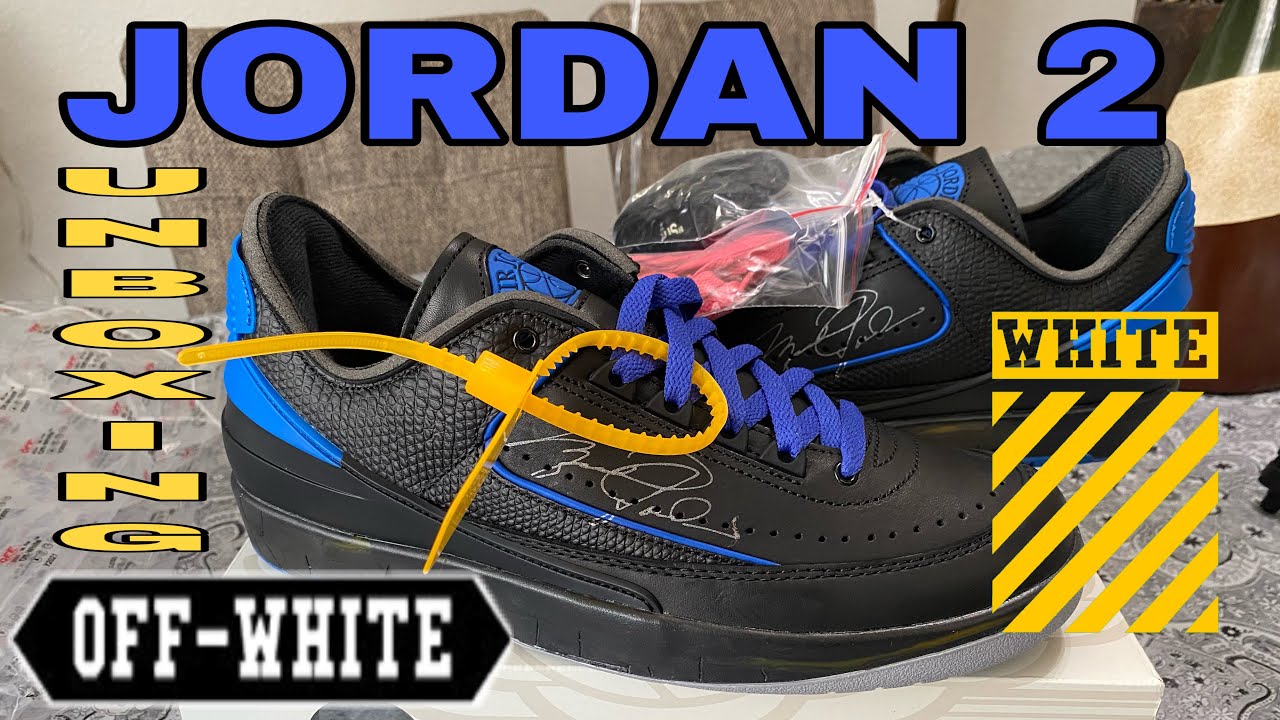 OFF WHITE X JORDAN 2 UNBOXING ( DETAILED LOOK )