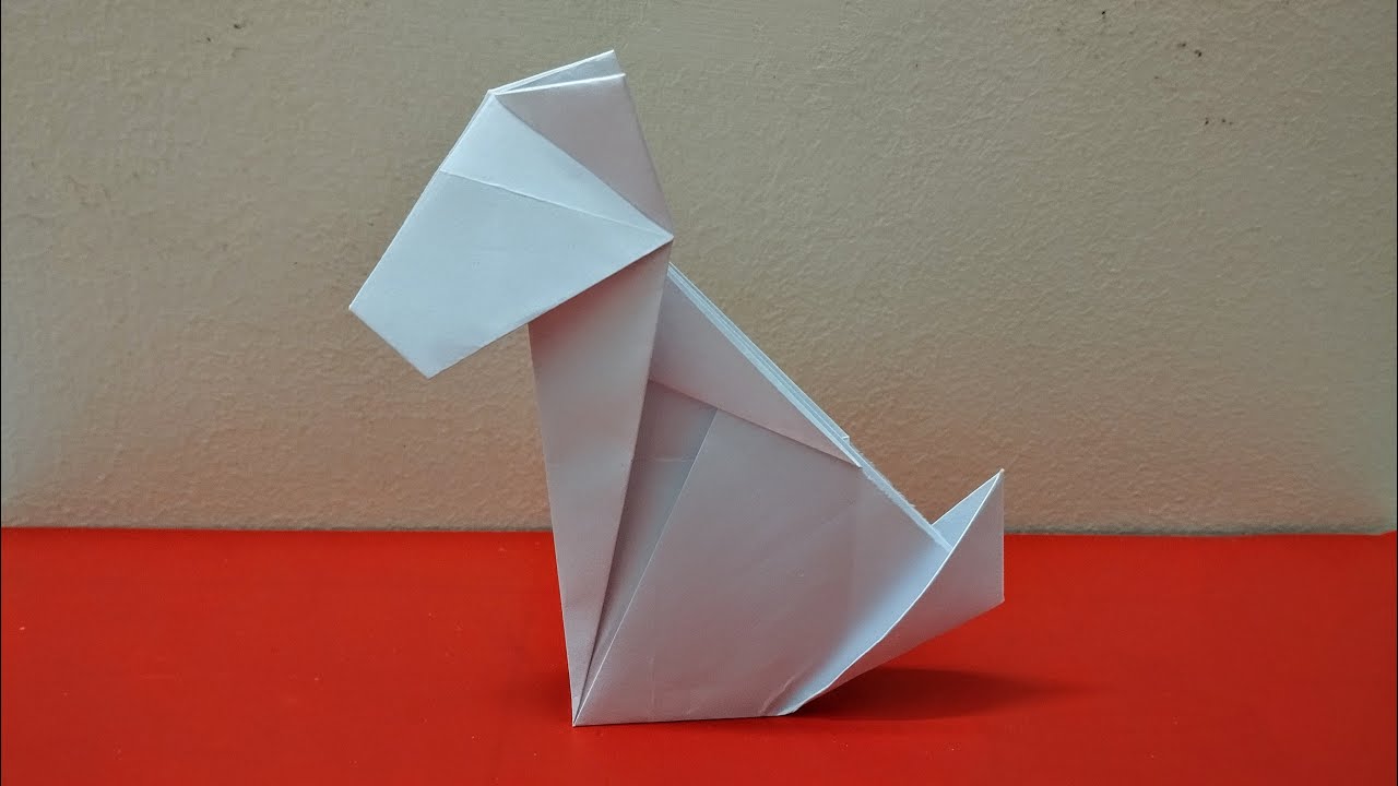 Origami Dog Tutorial | How To Make Origami Dog | Origami Tutorial