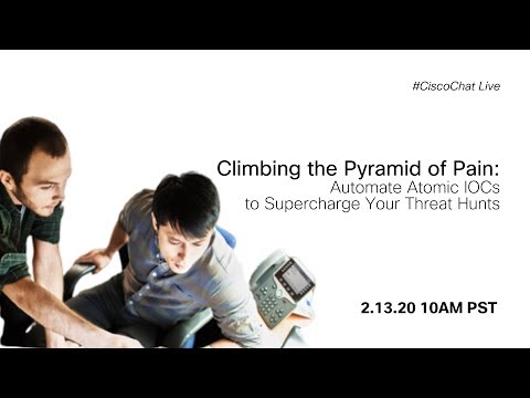 #CiscoChat Live - Climbing the Pyramid of Pain