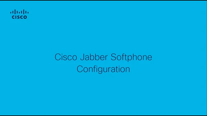 How to Configure Cisco Jabber Softphone | Step-by-Step Setup