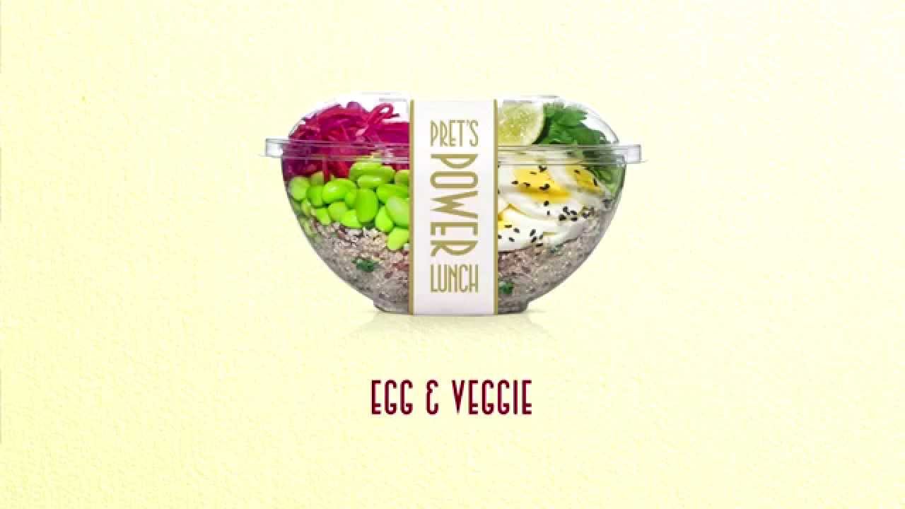 Pret A Manger New Egg & Veggie Power Lunch